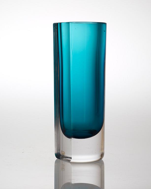 A Mona Morales Schildt "Ventana" glass vase, Kosta 1950's-60's.