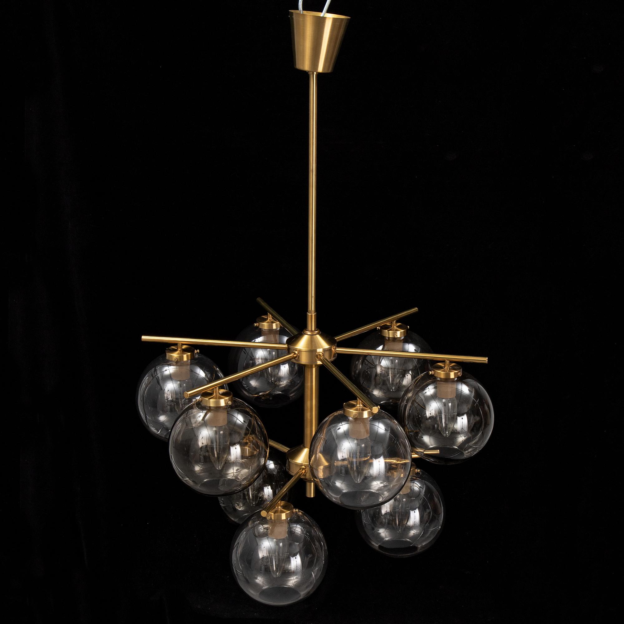 A Holger Johansson ceiling lamp, Westal, second half of the 20th century.