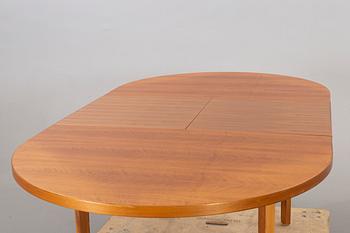 A mid 20th century teak dining table.