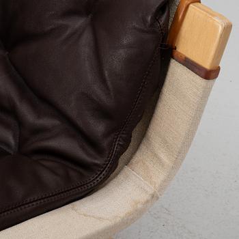 Bruno Mathsson, a 'Pernilla' armchair with ottoman, Dux.