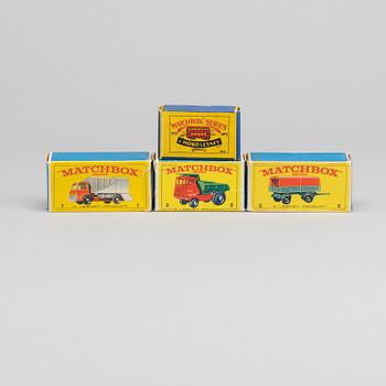 LESNEY MATCHBOX SERIES FOUR CARS.