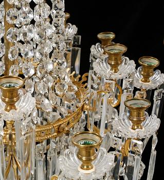 LJUSKRONA, oscariansk, 1800-talets slut, höjd 110 cm.