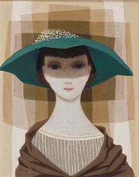 Pelle Åberg, Woman in a Green Hat.