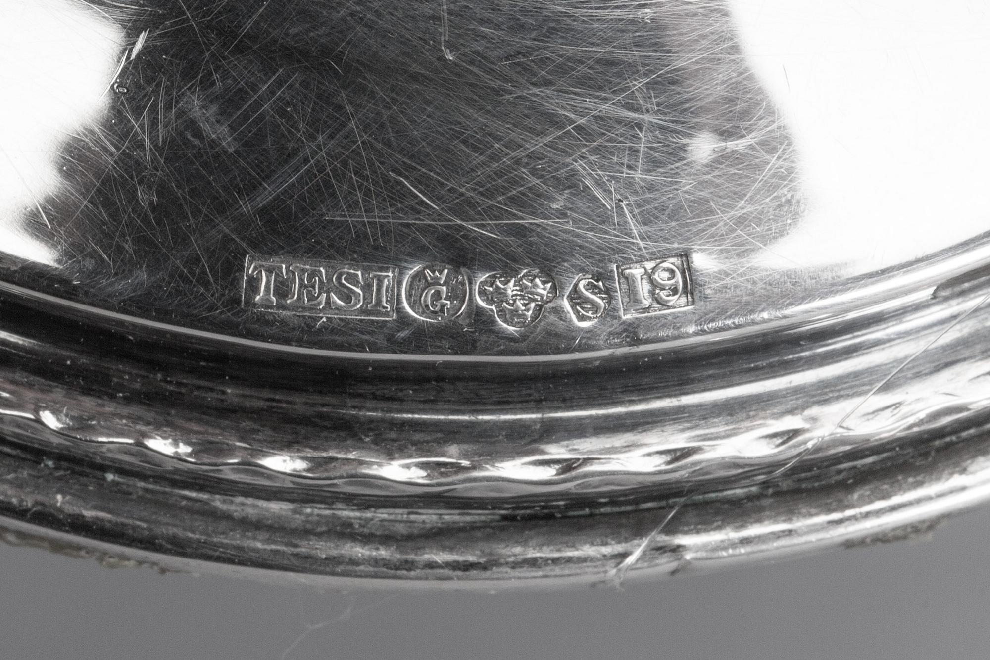 LJUSSTAKAR 2 par, silver, TESI, Göteborg 1959 och 1969.