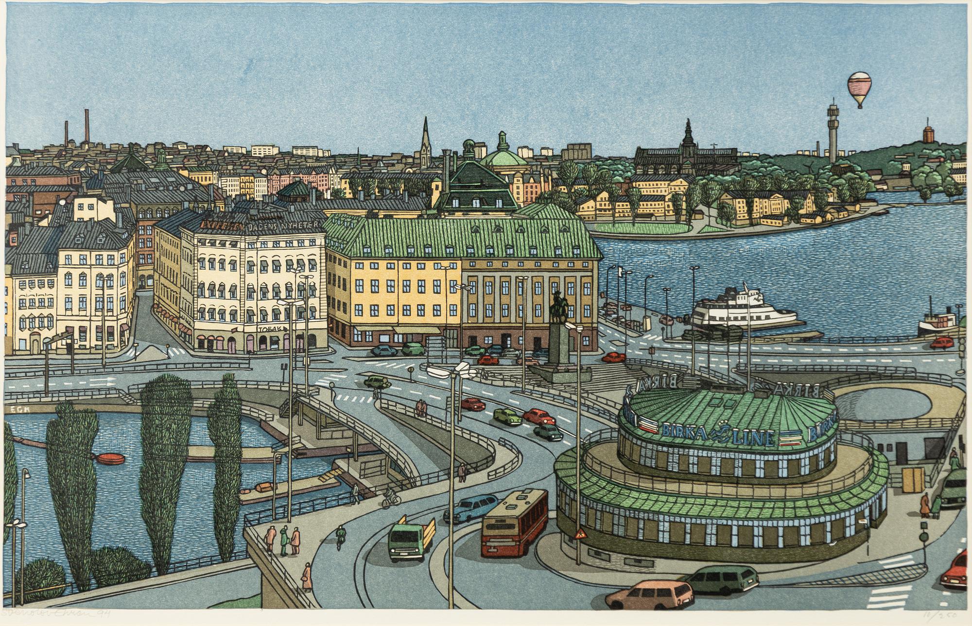 Svenolov Ehrén, Slussen, Stockholm.