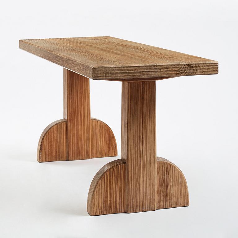 Axel Einar Hjorth, a 'Sandhamn' stained pine table, Nordiska Kompaniet, Sweden 1932.