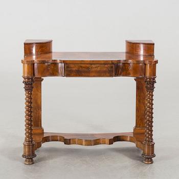 A late Empire mahogany dressing table mid 1800's.