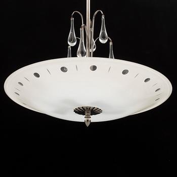 A 1950s ceiling light. Height ca 60 cm.