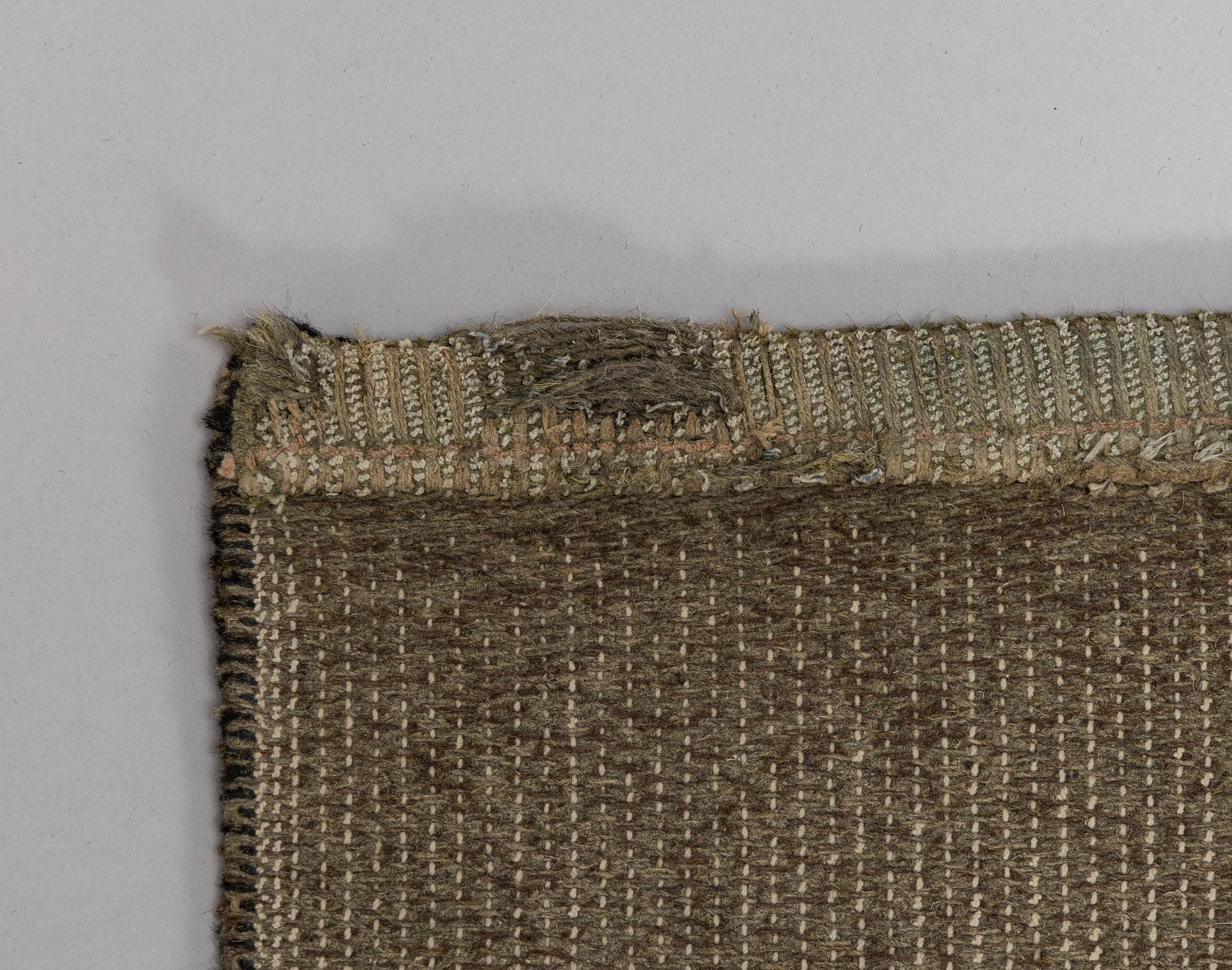 Aappo Härkönen (Kaino Lemmikki Härkönen), Aappo Härkönen, 1950/1960s Finnish flat weave carpet for Mattokutomo. Circa 240 x 155 cm.