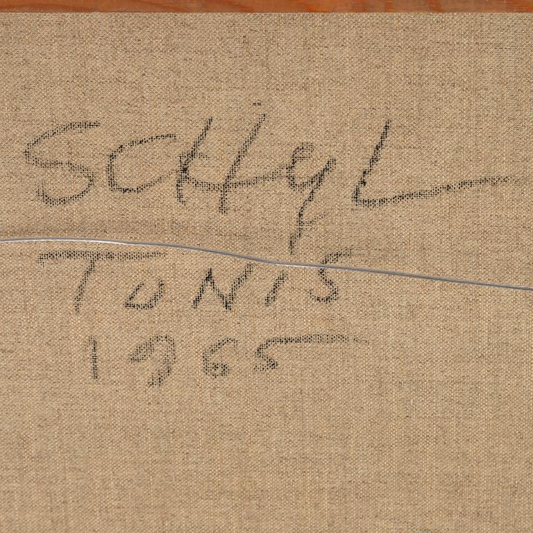 Jules Schyl, olja på duk, signerad och daterad 1965 a tergo.