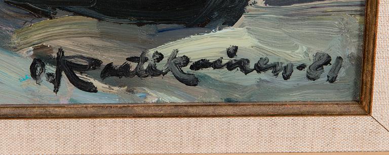 ORVO RAATIKAINEN, olja på duk, signerad och daterad -81.