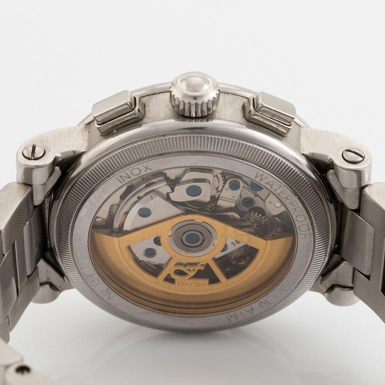 Uhren Forum, Calendrier, chronograph, wristwatch, 41 mm.