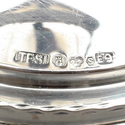 LJUSSTAKAR, ett par, silver, Tesi, Göteborg, 1957.