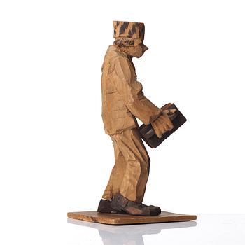 Axel Petersson Döderhultarn, Standing accordionist.