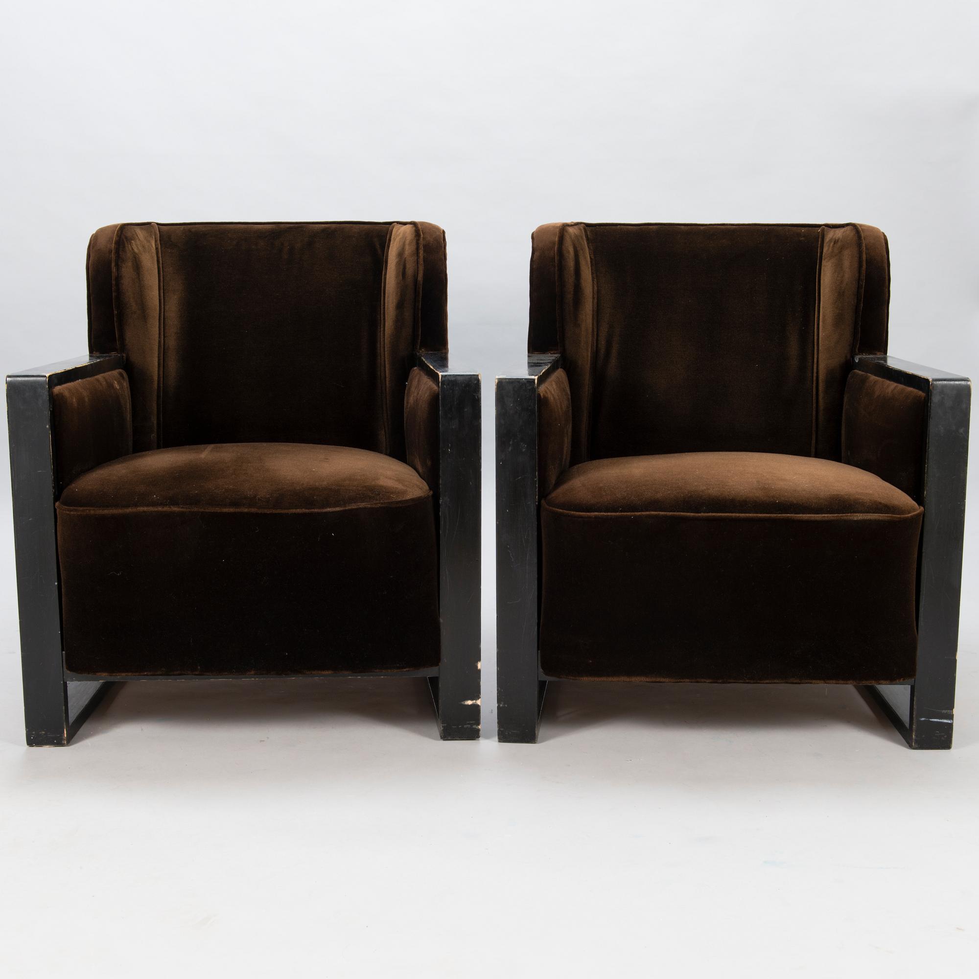 ÅKE WASASTJERNA, a 1930s 11-piece drawing room suite, 'Minister' for Asko Finland. Designed 1934.