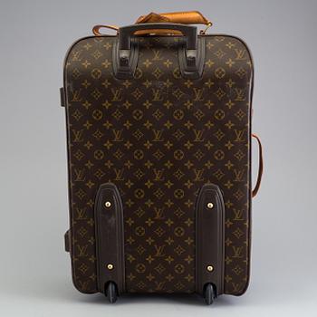 LOUIS VUITTON,  "Pégase 55", carry on suitcase on wheels.