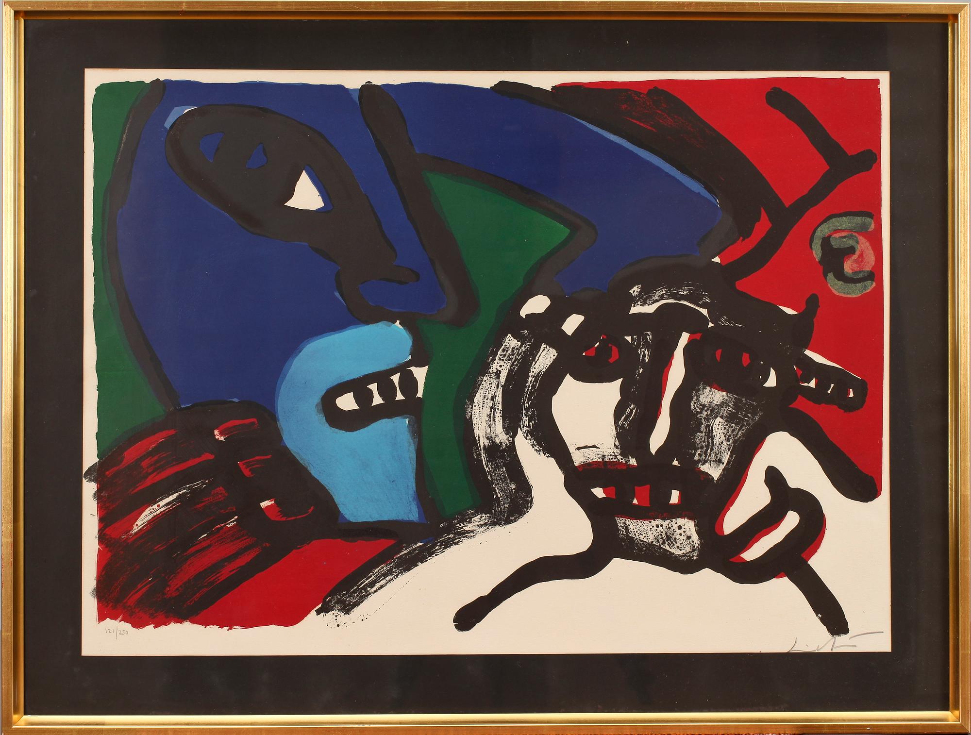 BENGT LINDSTRÖM, färglito, sign och numr 121/250.