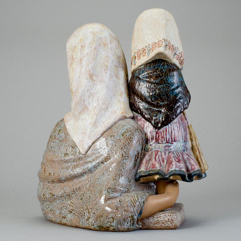 FIGURIN, stengods, Juana Devis, Lladro, Spanien, 1900-tal.