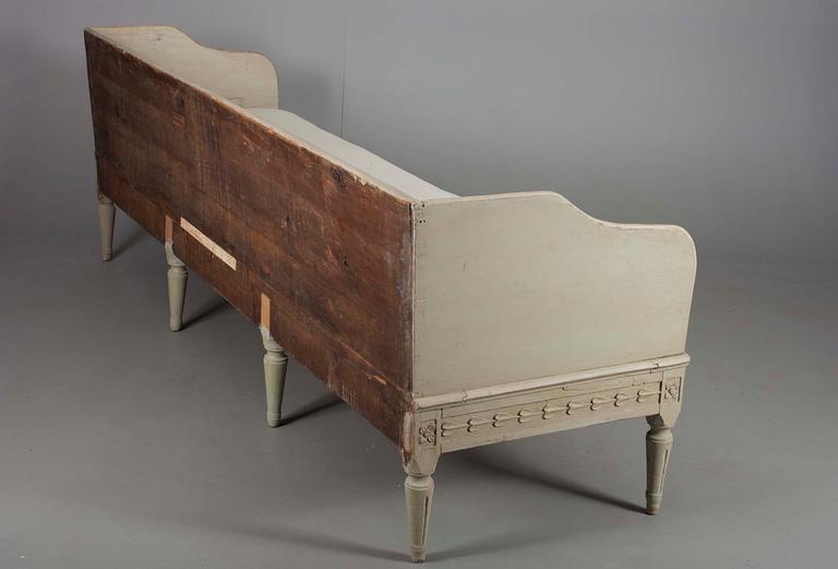 TRÅGSOFFA, gustaviansk, 1700-tal.