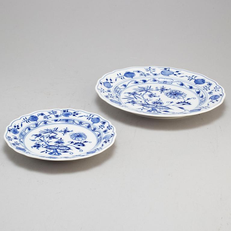 A 20th Century 77-piece porcelain dinner service by Meissen.