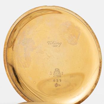 Fickur, Viking, 14K guld, 51 mm.