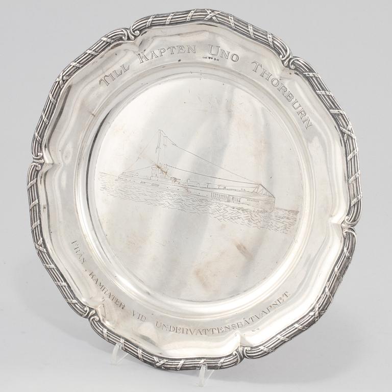 FAT, silver, GAB, Stockholm, 1922. Vikt 555 g.