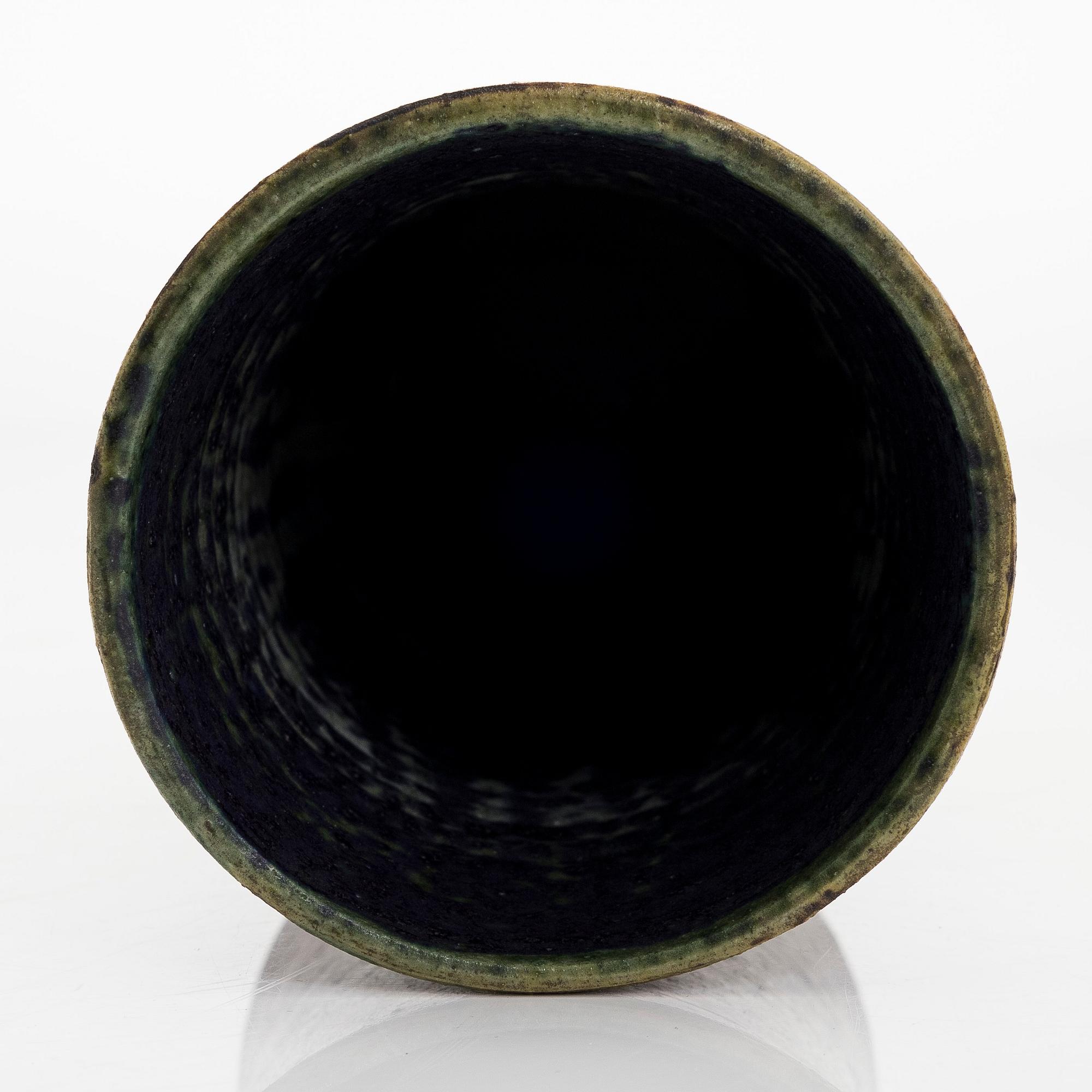 Liisa Hallamaa (Larsen), A ceramic vase, signed LH Arabia.