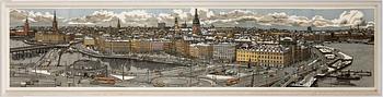 Svenolov Ehrén, View over Slussen.