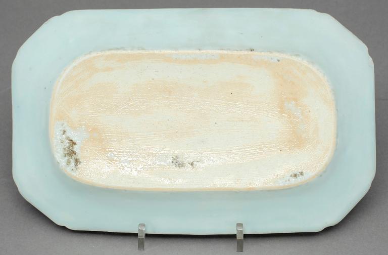 STEKFAT, 4+1, porslin, Qianlong, Kina 1700-tal.