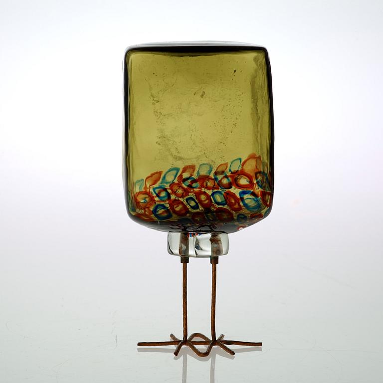 An Alessandro Pianon 'Pulcino' glass bird, Vistosi, Italy 1960's, model S191.