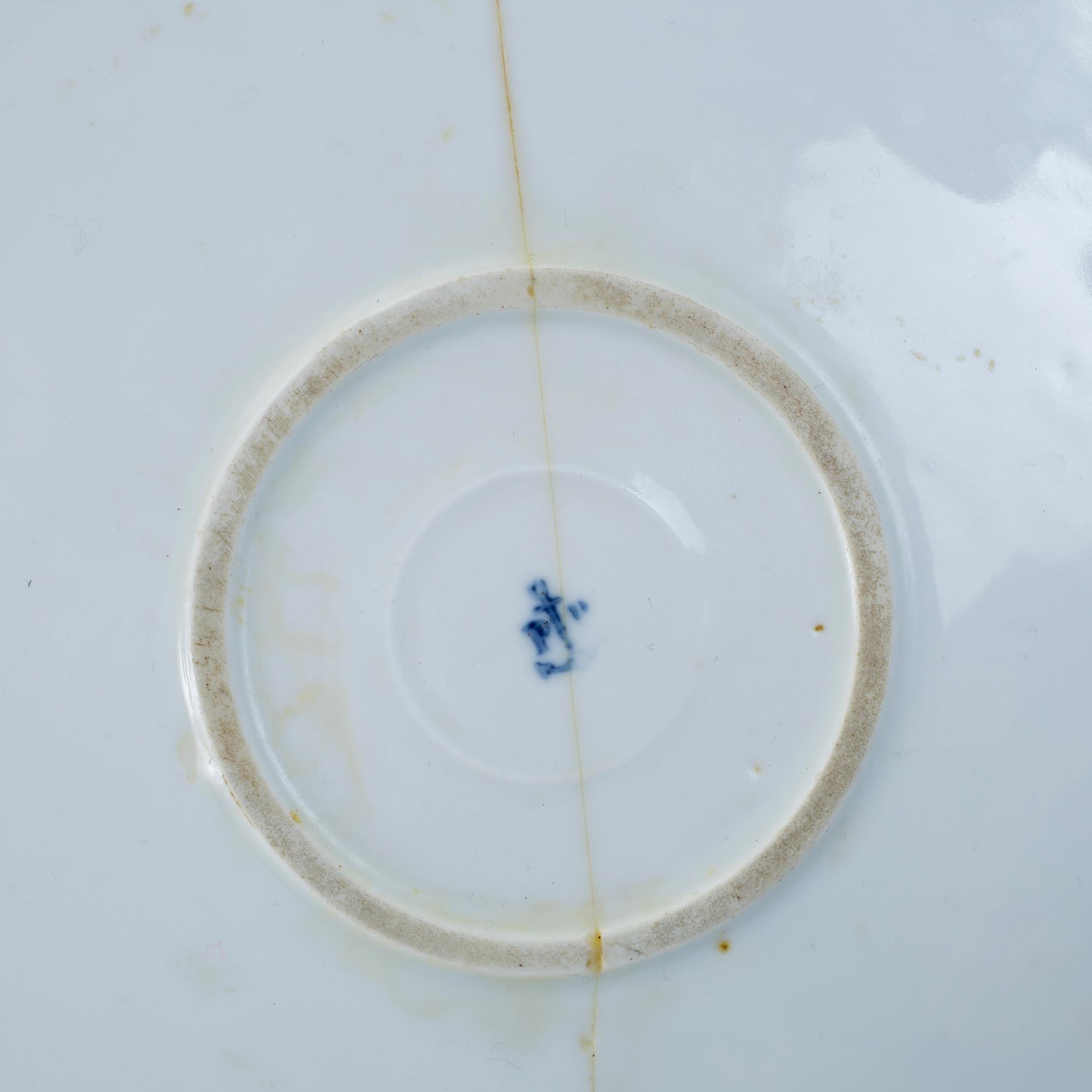 SERVISDELAR, 17 st, "Lökmönstret", främst, Český Porselan, märkta Meissen, Tjeckien.