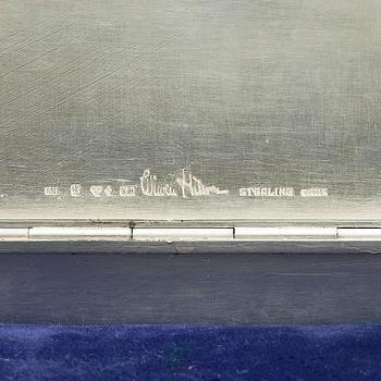 Wiwen Nilsson, a sterling silver jewellery box, 1945, Lund, Sweden.