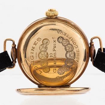 Longines, "Monopusher", "F. Woroniecki Warszawa", chronograph, wristwatch, 35 mm.