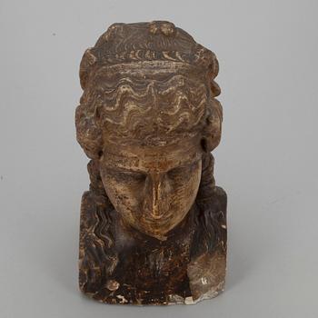 VEISTOS, Jaanuspää, marmoria, mahdolisesti antiikkin aikainen.