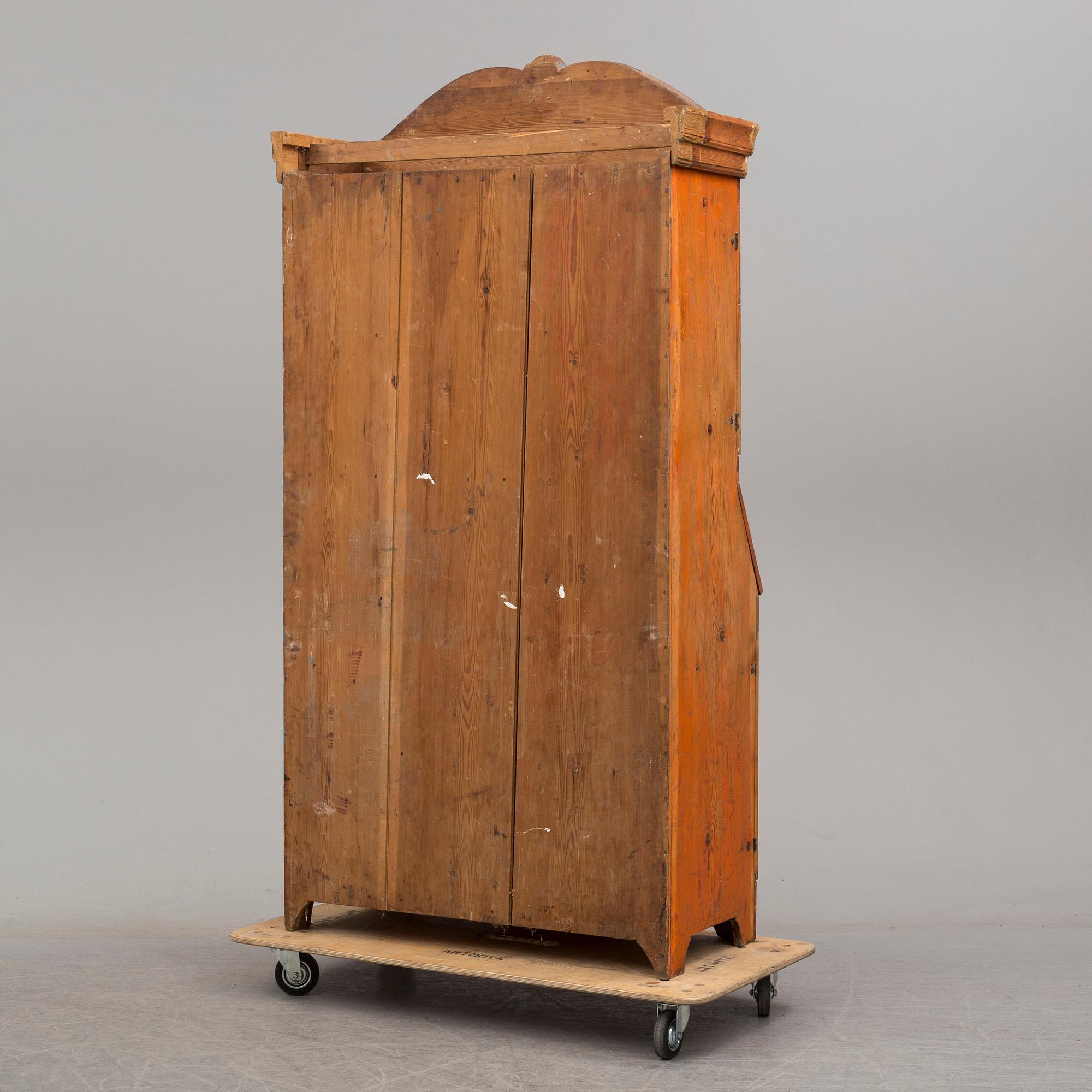 SKRIVSKÅP, allmoge, 1800-tal.