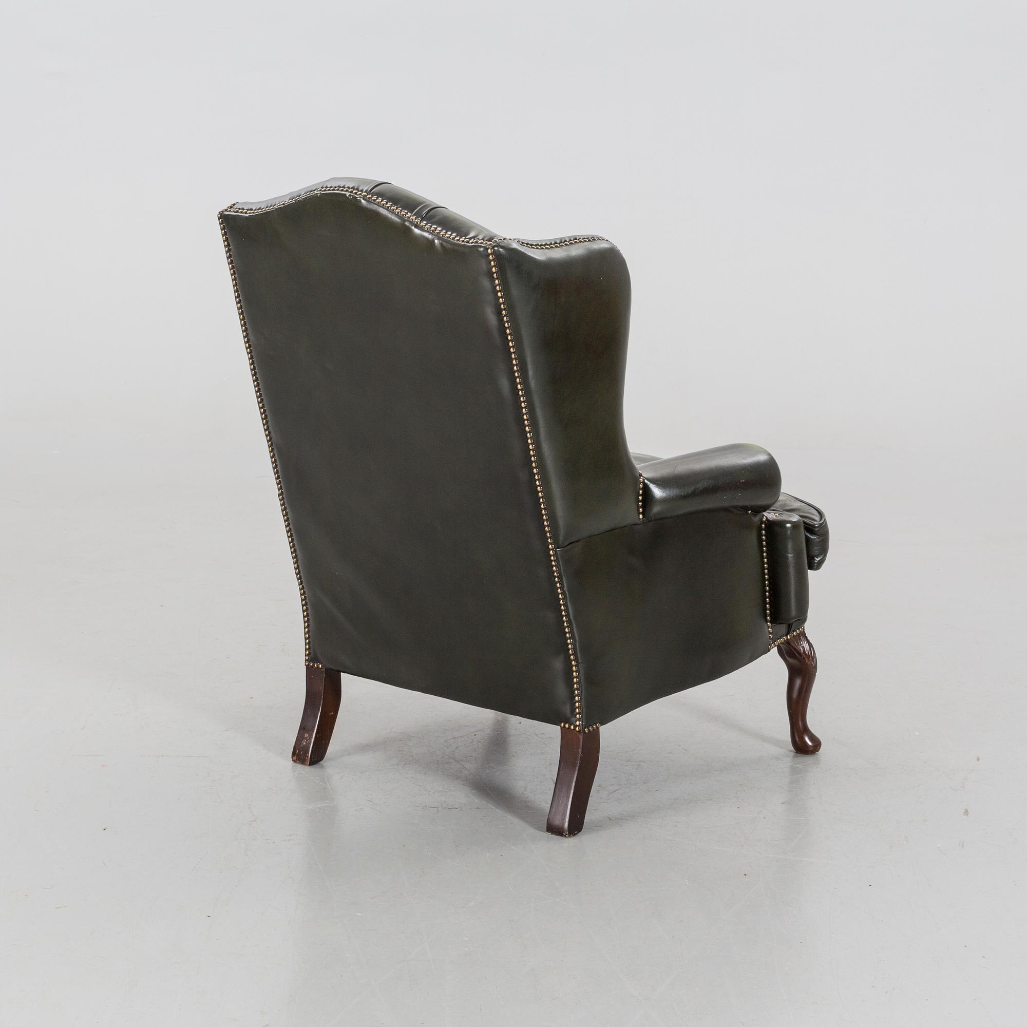 A late 20th century english style armchair.