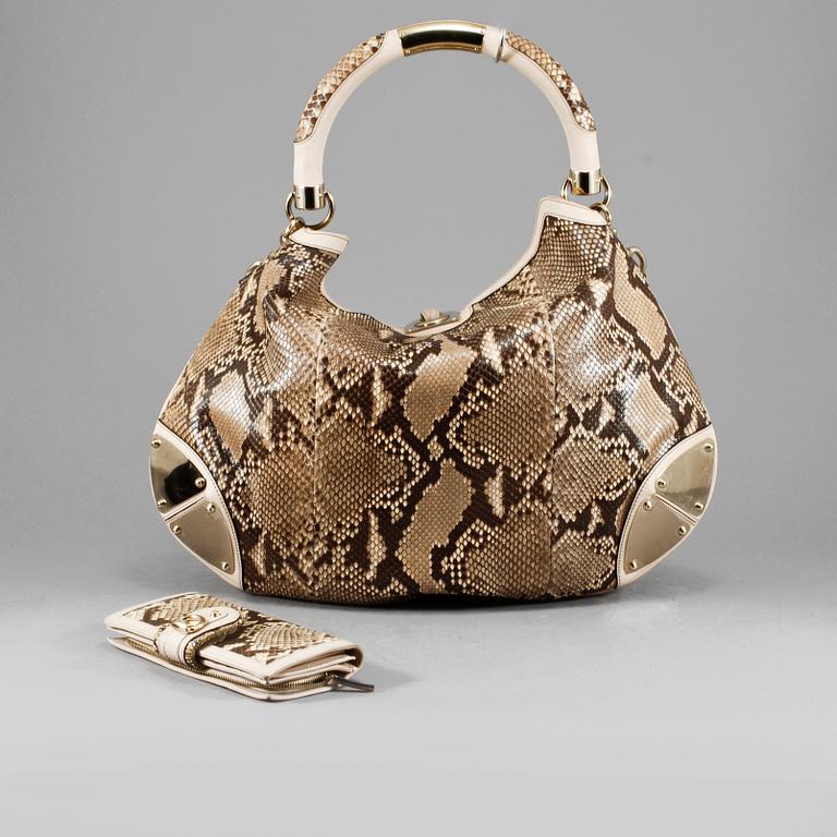 VÄSKA SAMT PLÅNBOK, Gucci.