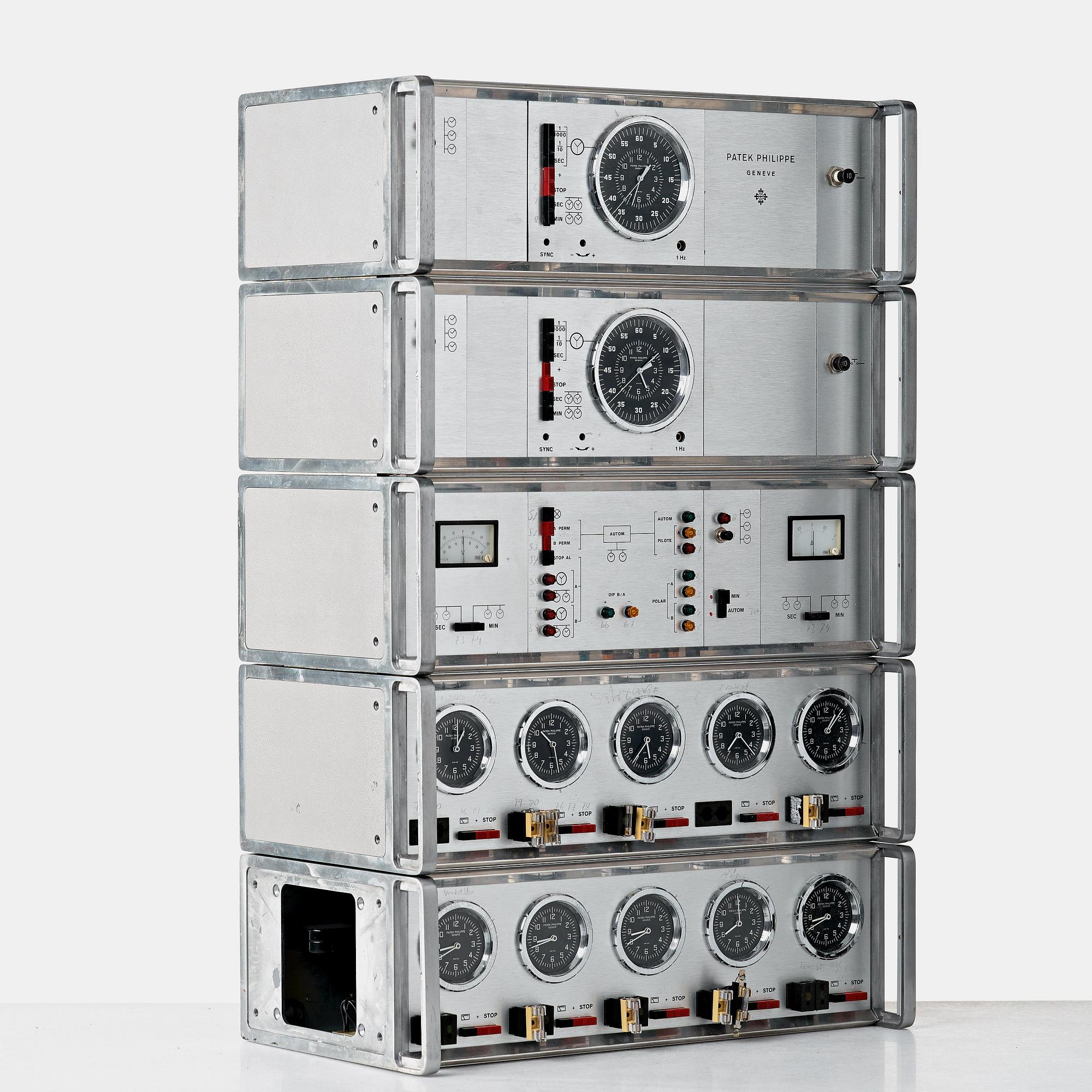 PATEK PHILIPPE, Integrated Electronic Master Clock System, Five Module Tower.