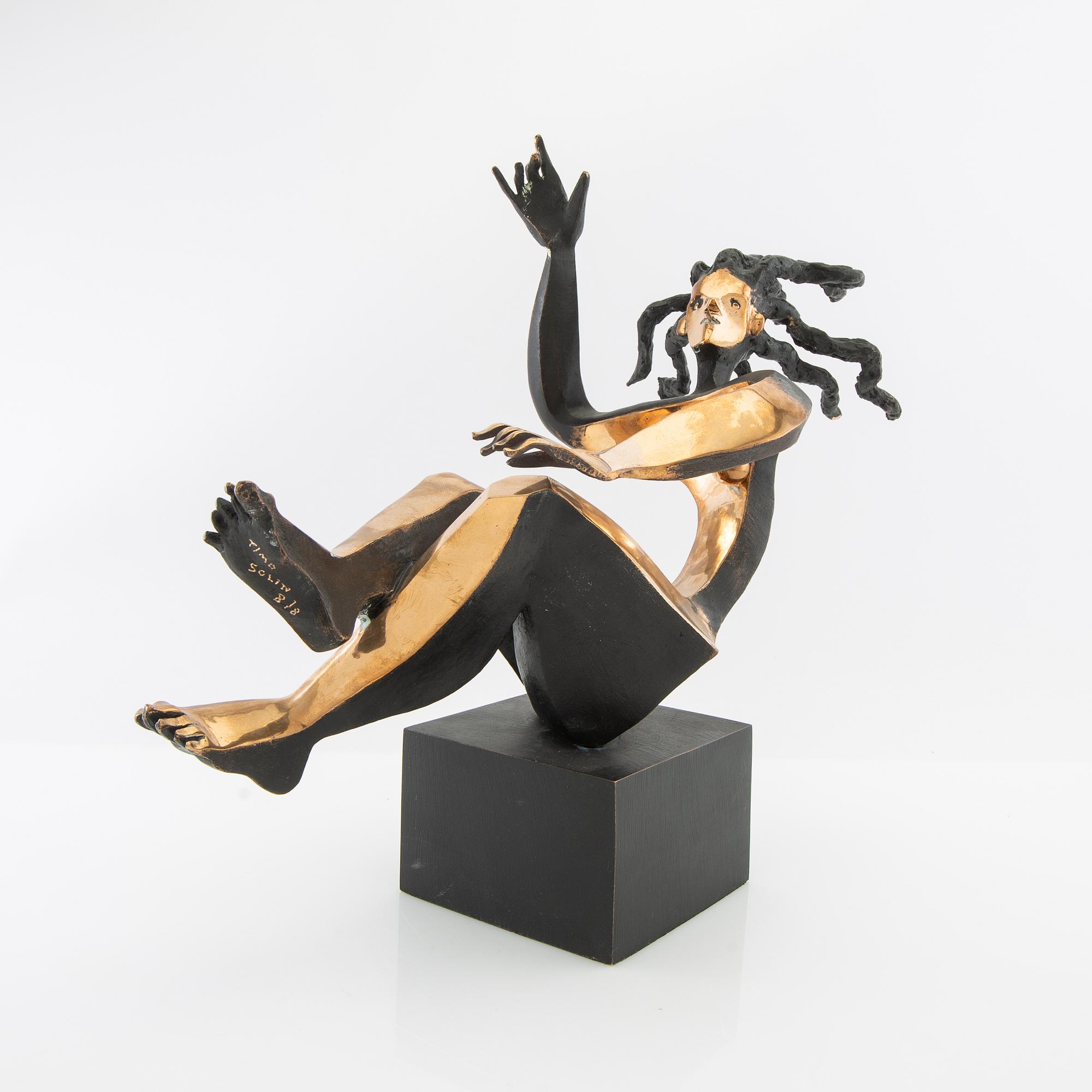 Timo Solin, sculpture bronze, signed 8/8.