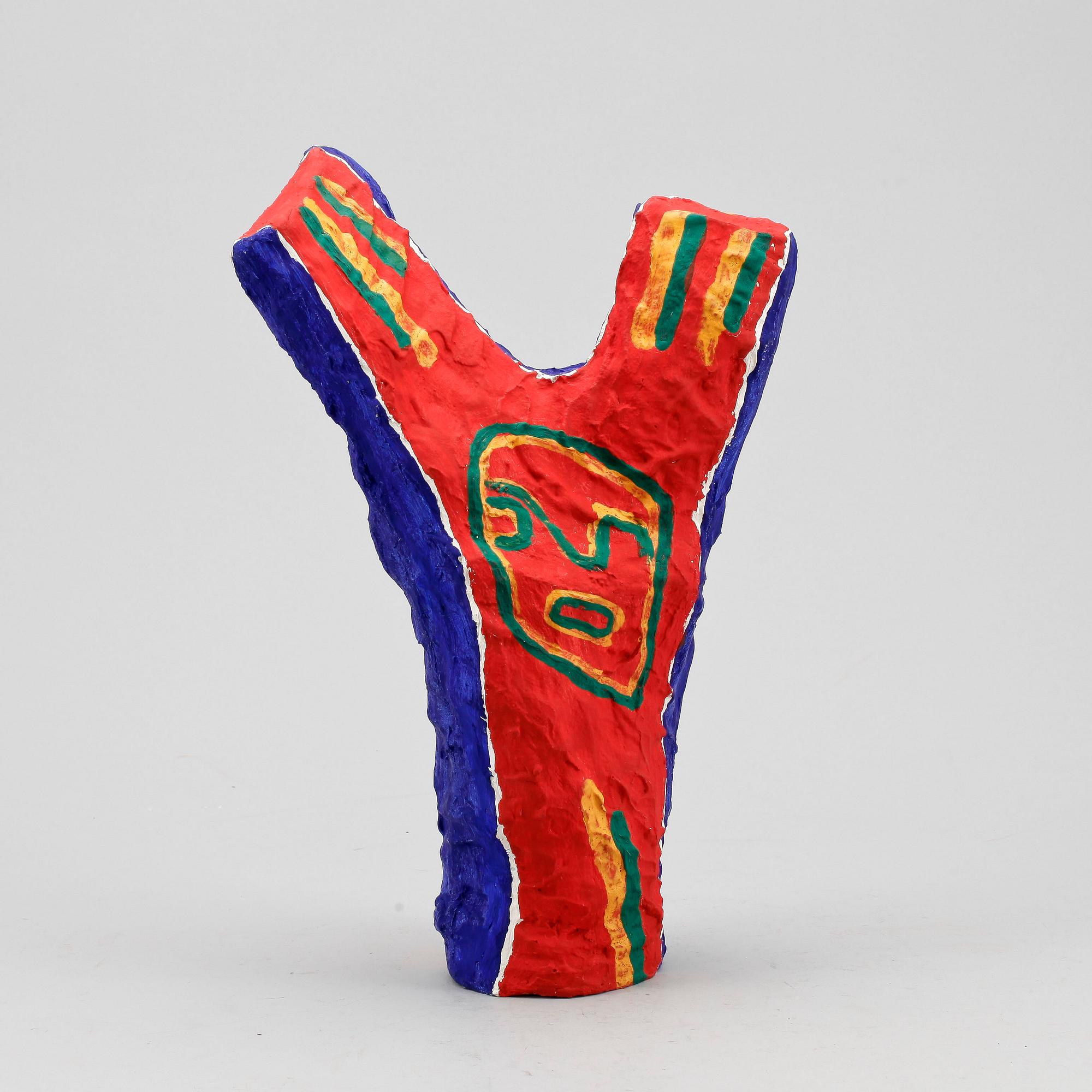 BENGT LINDSTRÖM, skulptur, bemålat gips. Sign och numr /245/250.