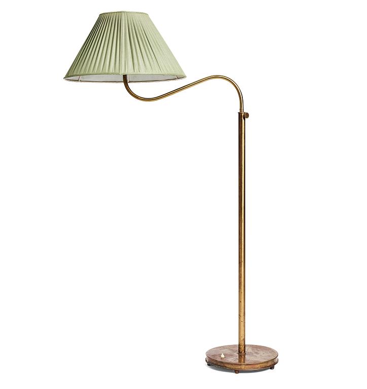 Josef Frank, a floor lamp, model 2368 for Firma Svenskt Tenn, Sweden 1940-50's, provenance Estrid Ericson.