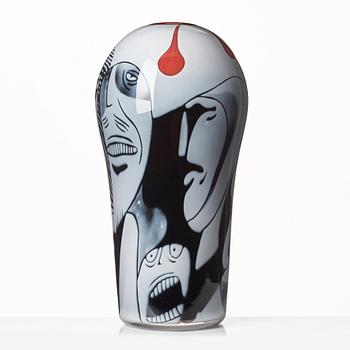 Peter Hermansson, vas, "graal", glasblåsare Micke Johansson, 2009.