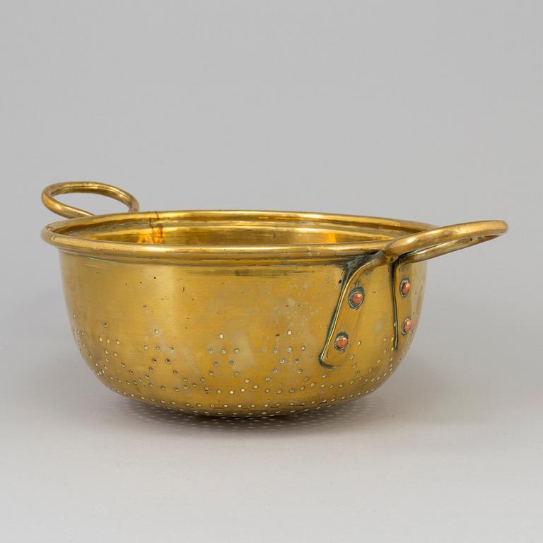 DURKSLAG, mässing, 1700-/1800-tal.