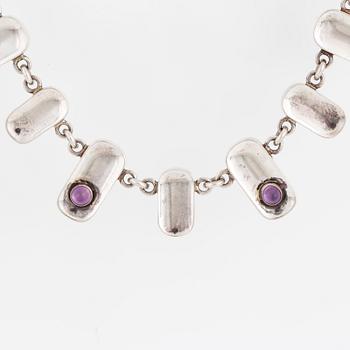 ARVO SAARELA, Necklace with amethyst.