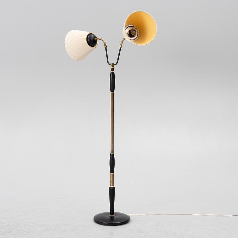 Floor lamp, mid-20th century.