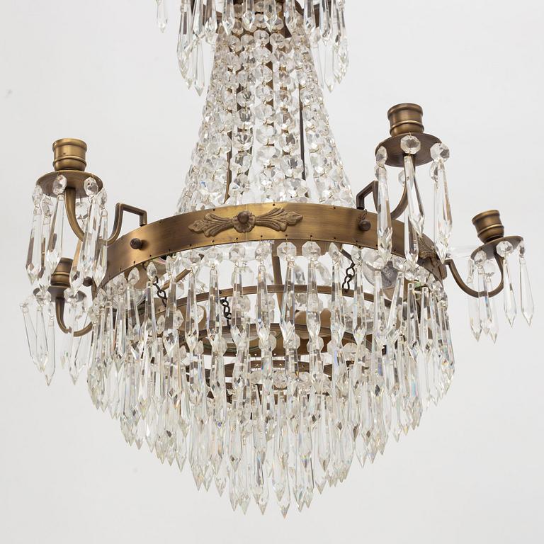 Chandelier, Gustavian style, 20th Century.