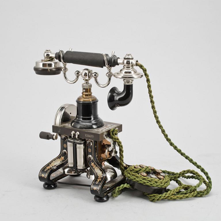 TELEFON, "Taxen", LM Ericsson, 1892 års modell.