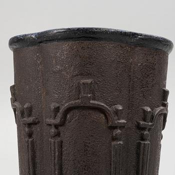 Edvin Ollers, a cast iron umbrella stand, Näfveqvarns Bruk, Sweden.