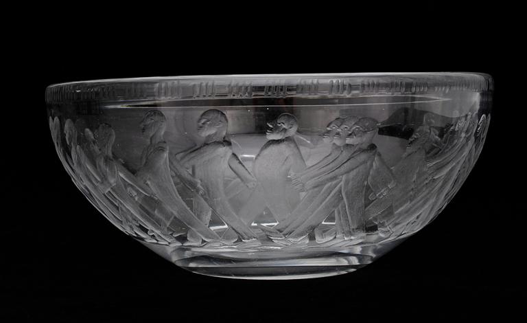 SKÅL, glas, Erik Höglund, Boda glasbruk, 1900-tal.