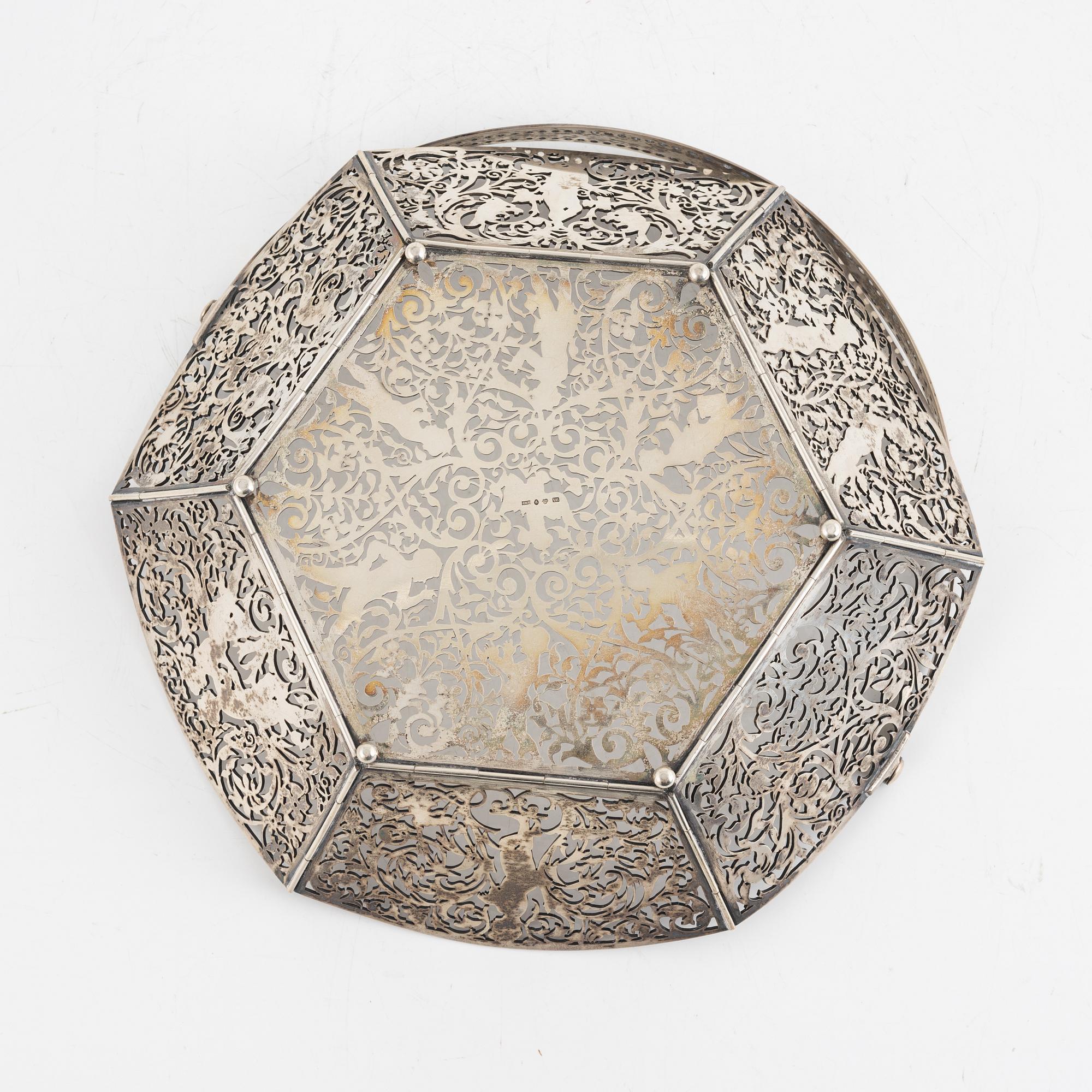 A Swedish silver bowl, mark of Guldsmedsaktiebolaget (GAB), Stockholm 1899.